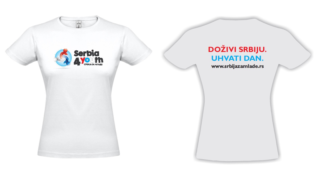 Ženske majice Srbija za mlade